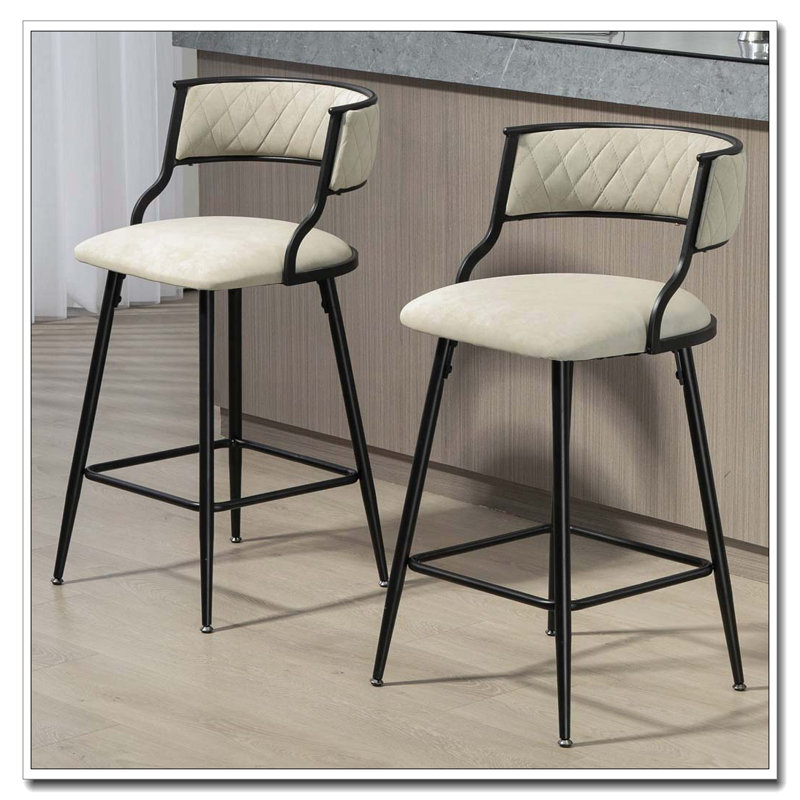 Tabouret de bar 26 po, Beige