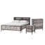 Table de chevet en bois massif 2 tiroirs Spencyr