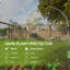 Auren Traditional Galvanised Steel Fruit Cage With Zipped Door And Tear-Resistant Mesh