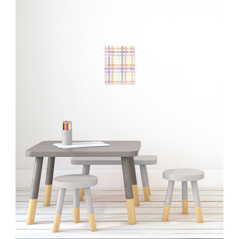 Adhésif décoratif à carreaux uniques, H 14 po x l 11 po x P 1,5 po, Canevas