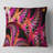 Unique Magenta Fractal Design Pattern - Abstract Printed Pillow-30719698-30719701