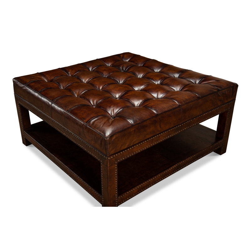 Vintage Square Ottoman