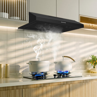 30 Inch 600 Cfm Under Cabinet Stainless Steel Cabinet Range Hood