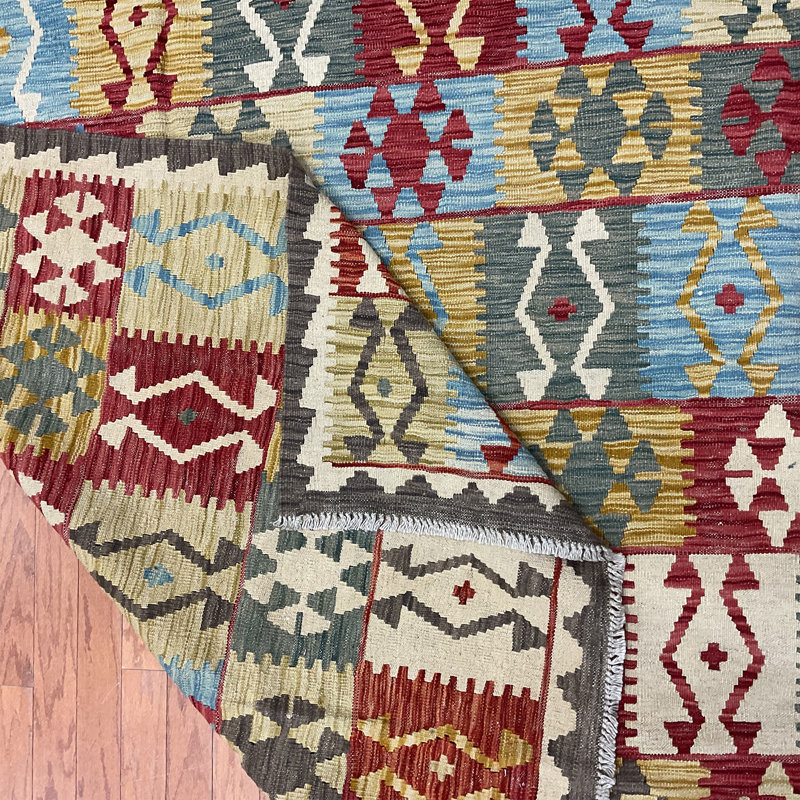  Tapis en laine fabriqué à la main Kilim