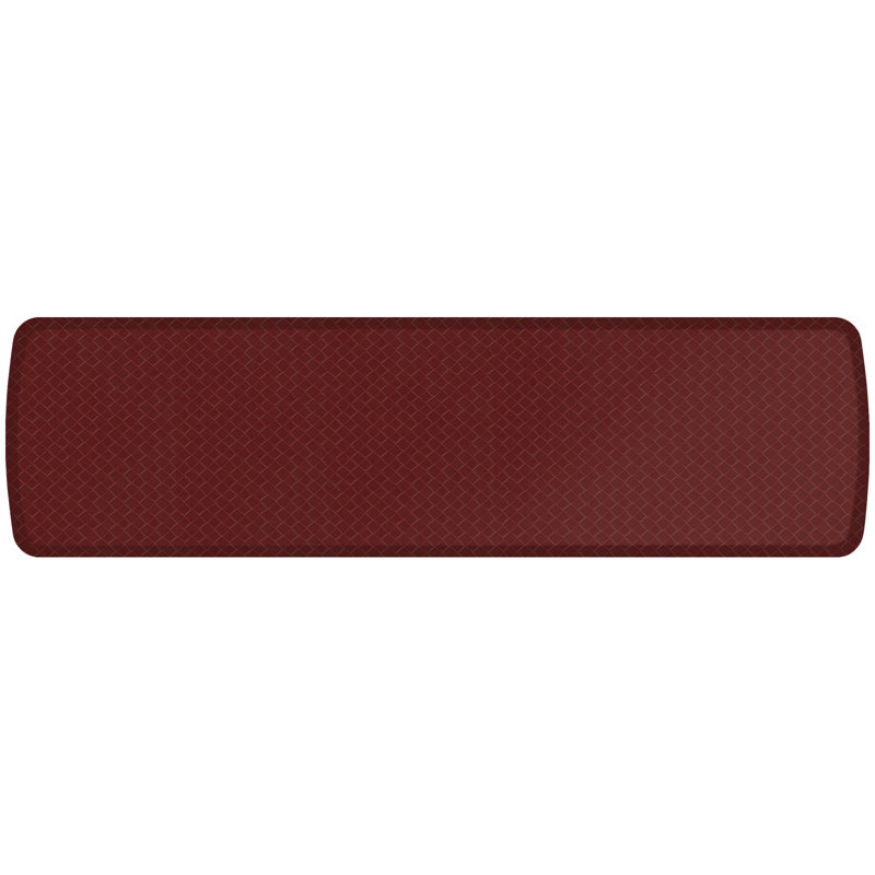 Tapis de cuisine Basketweave Elite Premier Comfort, 1 pi 8 po x 6 pi, Noir