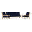 Hudson Outdoor 3 - Piece Conversation Set-941893928-1035173257