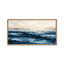 «Serene Sea Panorama», impression sur toile encadrée surdimensionnée 60 po x 30 po, Coastal Home Decor