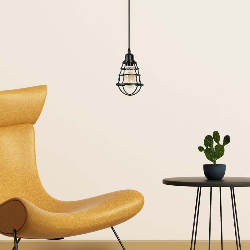 Luminaire suspendu de style lanterne à 1 lumière Arunveer