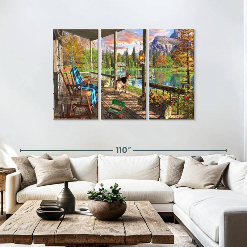Lilie Mountain Cabin Home, H 48 po x l 74 po
