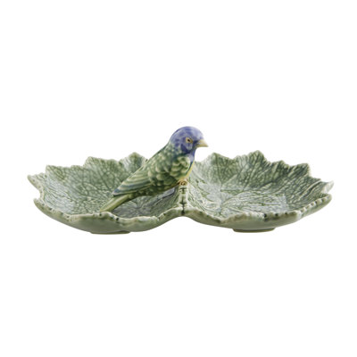 Cineraria Earthenware Divided Serving Dish