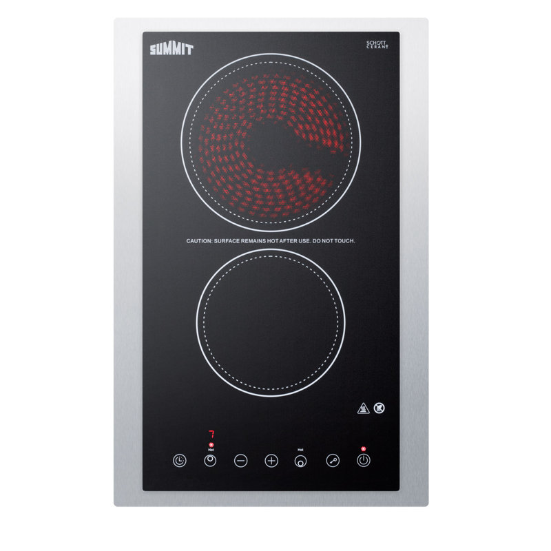 Summit Appliance 20" Electric Cooktop, Black