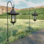 Luminaire suspendu pour l'entraîneur solaire - Éclairage extérieur de 26 po avec crochets de suspension pour jardin, chemin, paysage, patio, allée, allée - ensemble de 2 par Pure Garden