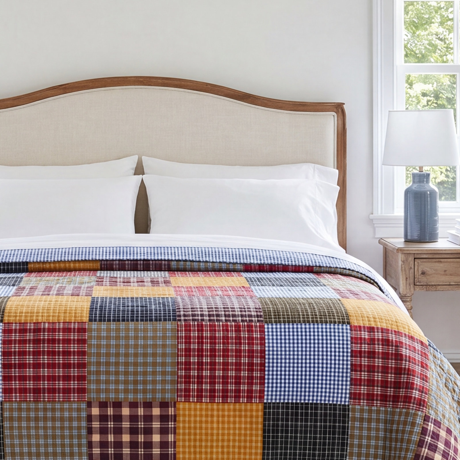 Rosemount Cotton Quilt Set, Queen Quilt