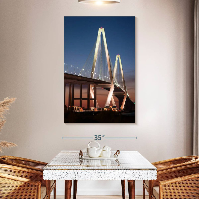 Lilie Nightly Cooper River Bridge, 24" H x 16" W