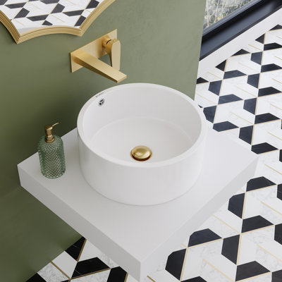 Monaco 24" Floating Bathroom Shelf With Vessel Sink