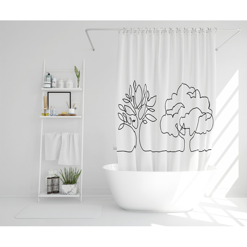 Ellanese 13 Piece Polyester Shower Curtain Set