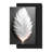 Luxury-Style High-End Sandstone Feather Wall Decor With Light-1573052853