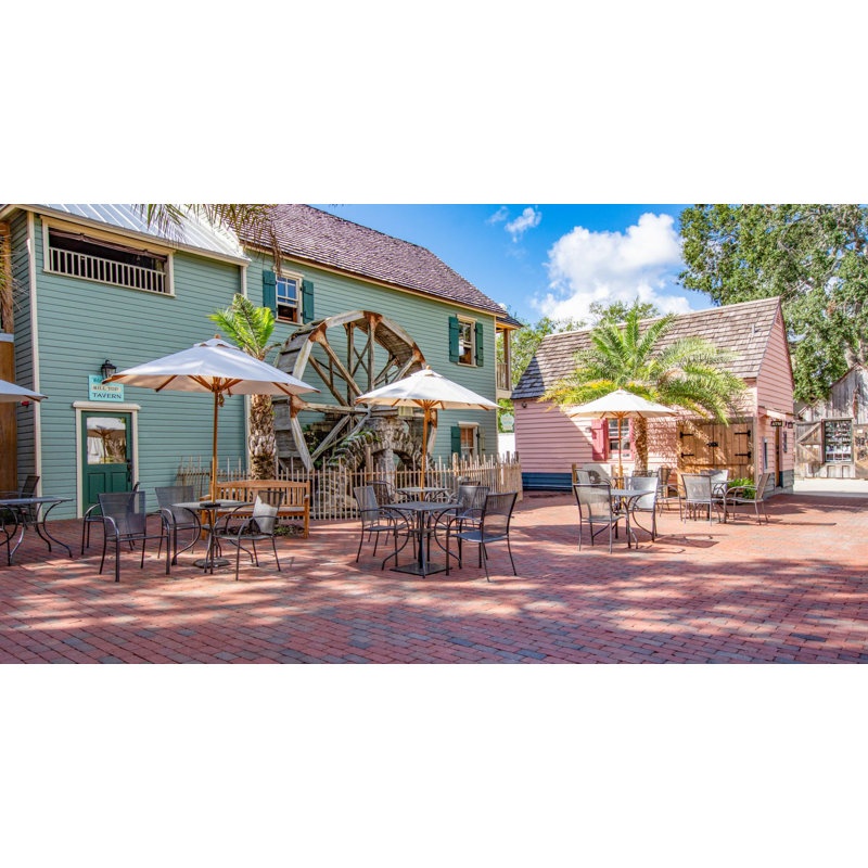 Levante Square Market Umbrella, Ecru, 132" W x 132" D