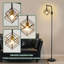 Lampe sur pied de ferme moderne à intensité variable avec ampoule DEL pour salon, chambre à coucher et bureau