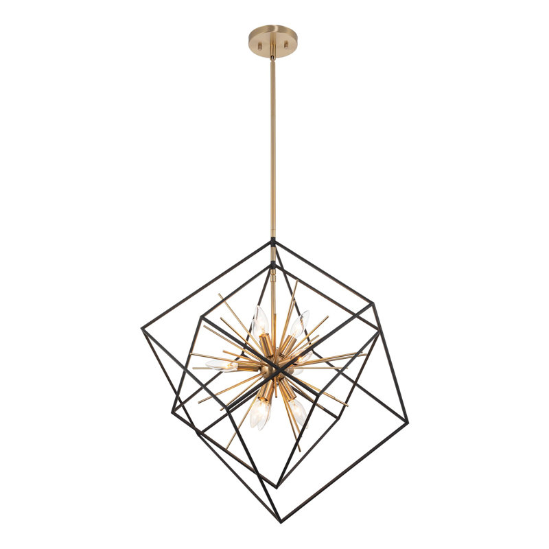 Oulu 9 - Light Dimmable Geometric Chandelier