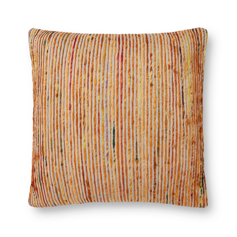 Hippocrates Decorative Throw Pillow, Rust, Polyester/Polyfill
