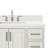 43'' Single Bathroom Vanity with White Quartz Top-93359320