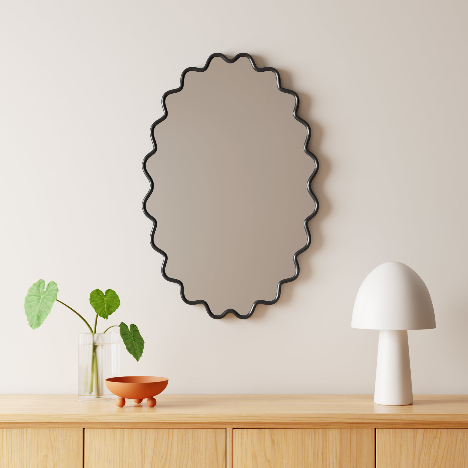 Anders 24" Mirror, Black