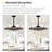 33" Ceiling Fan With Light Candles