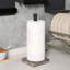 Metal and Wood Freestanding Paper Towel Holder-1924081483
