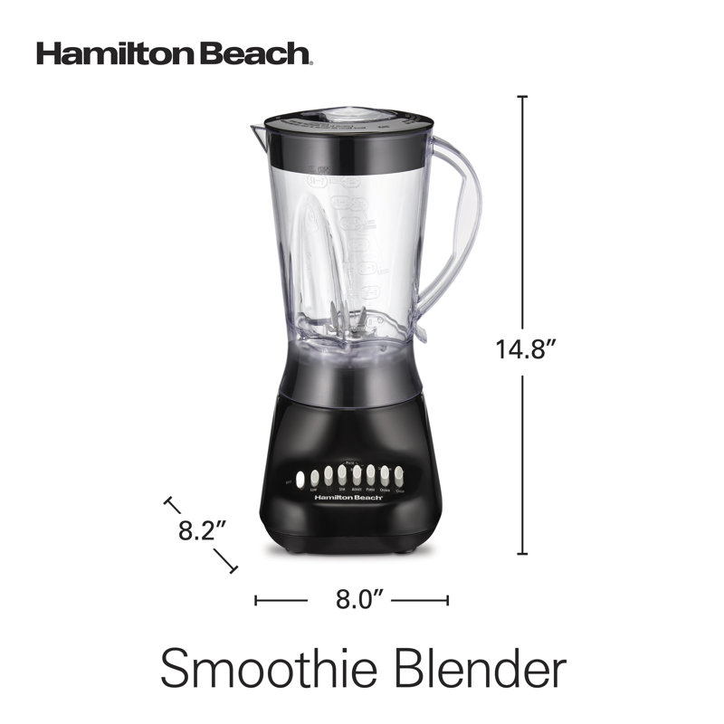 Mélangeur à smoothie à 10 vitesses avec 56 oz Hamilton Beach® Pot