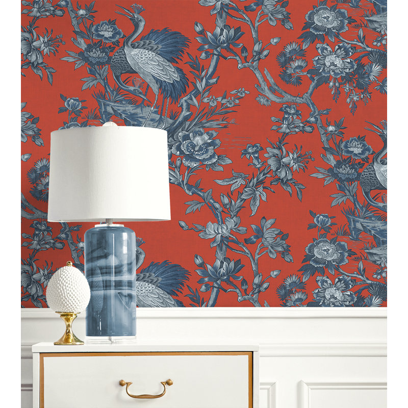 Papier peint Winship mat en étain Alice Crane Toile, Parchemin métallique
