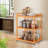 3-tier Utility Cart With Wheels Outdoor Rolling Metal Storage Organizer-100005652