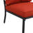 Jenalea Powder Coated Steel Outdoor Armless Lounge Chair with Cushions
