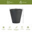 Contemporary Smooth Handmade Pot Planter-35994079-35994082