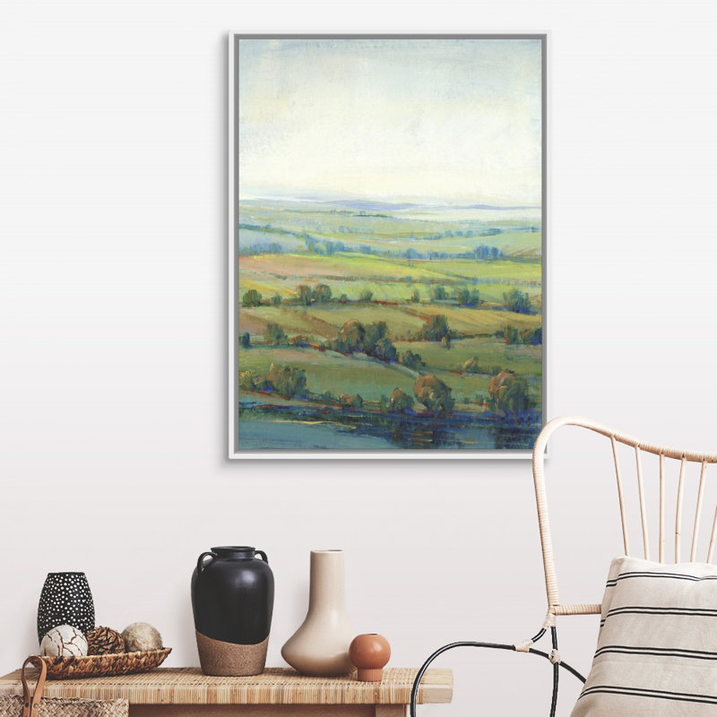 «Paradise Valley I» par Tim O'Toole - reproduction d'art, H 42 po x l 32 po x P 1,75 po, Toile blanche encadrée