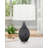 Bolzano 28" Grey Bubbled Glass Table Lamp