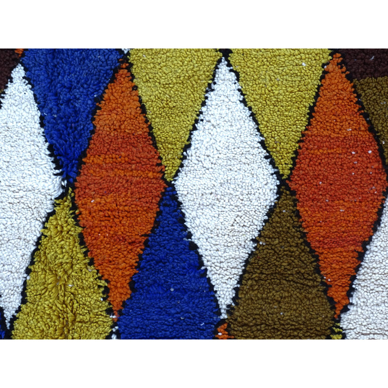 Geometric Hand Woven 170cm X 245cm Area Rug