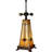 23"H Diamond Mission Lighted Base Table Lamp