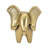 Splendid Gold Metal 7" Elephant Figurine, Animal Novelty Figurines