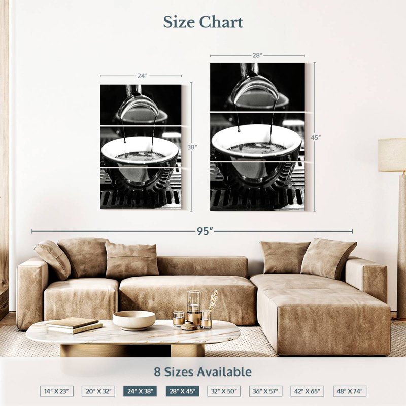 Gourmet Coffee I, 38" H x 24" W
