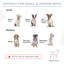 Free Standing Pet Gate With Door-1930298135