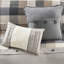 Housse de couette multicolore à chevrons 6 pièces avec motif écossais Buffalo pour une chambre paisible-121259740-121259741