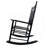 BALCONY PORCH ADULT ROCKING CHAIR - BLACK-1986948295