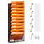 Steel Wall Organizer with Wall Baskets
