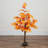 Pre-Lit Autumn Maple Artificial Fall Tree With 180 Warm White LED Lights-950483943