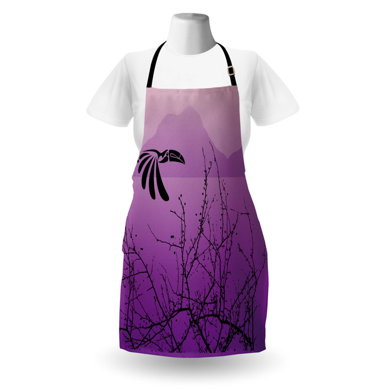 No Pattern Bib Apron