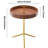 Round side table
