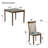 5- Piece Square Dining Set-17821275