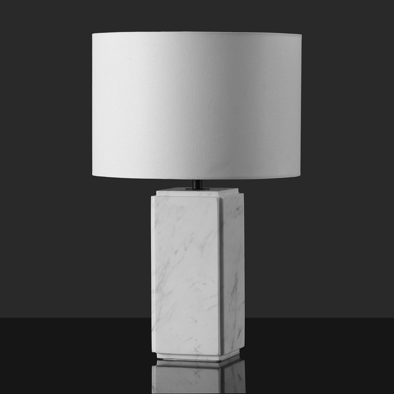 Zahra Standard Table Lamp, White