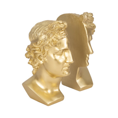 Fleur De Lis Living Resin 9" Solid Colour Novelty Greek Goddess Bookends